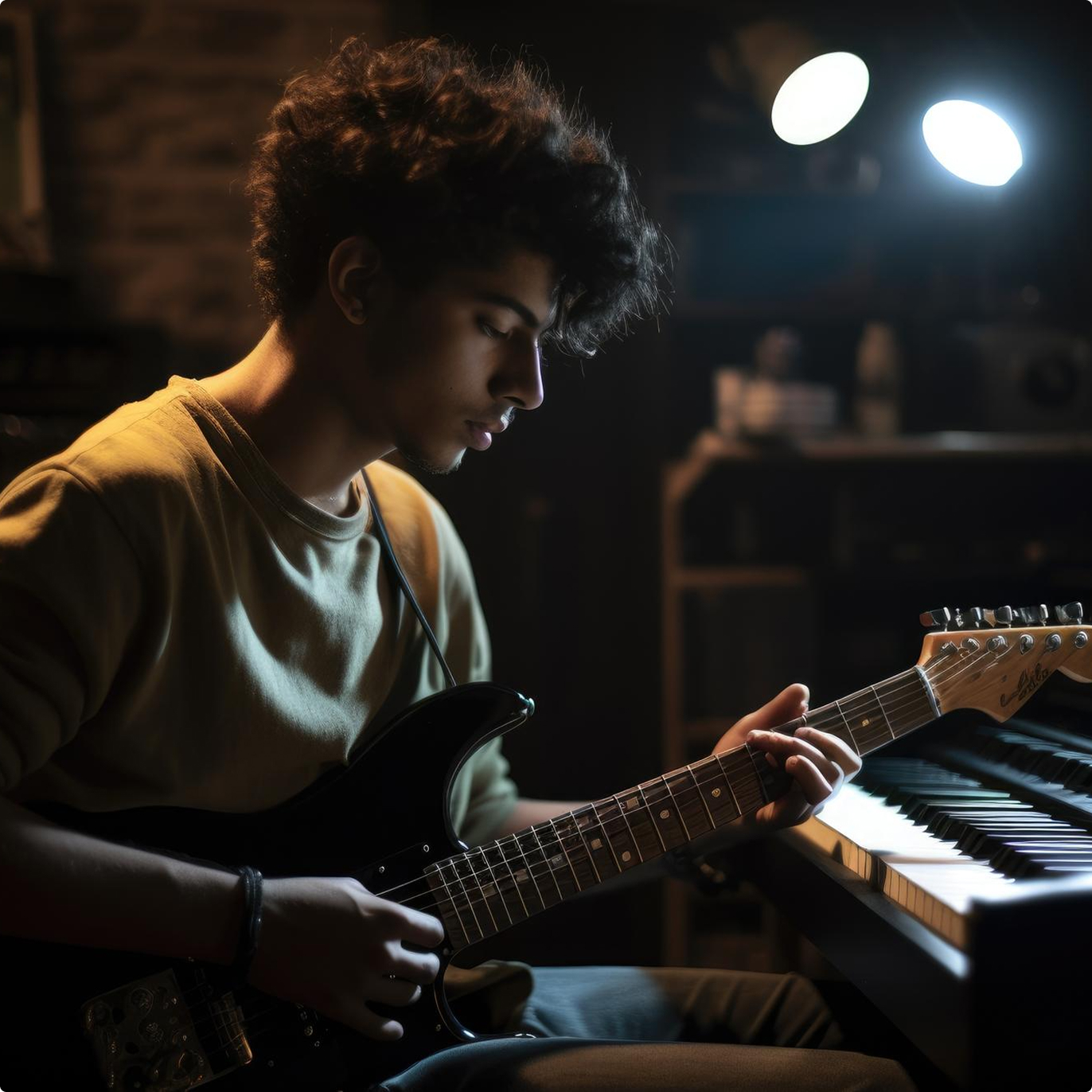 Artist Composing